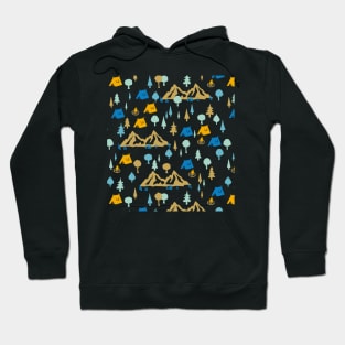 Night in Summer Camping Hoodie